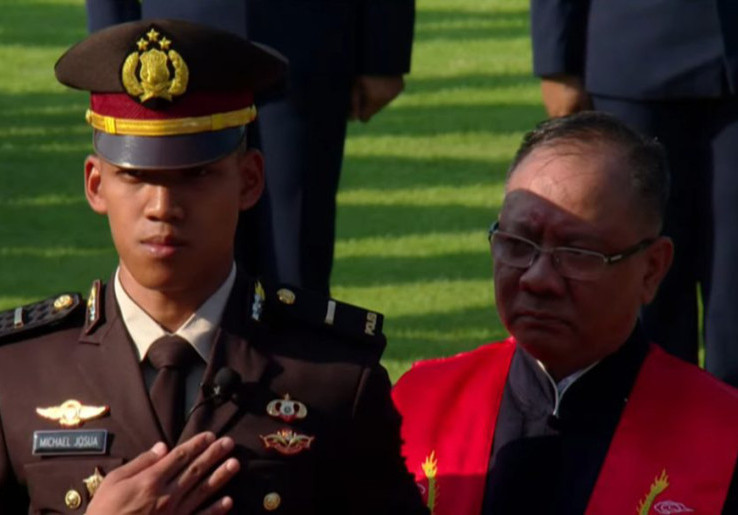 Kisah Ipda Michael, Satu-Satunya Lulusan Akpol 2024 Beragama Konghucu yang Dilantik Jokowi