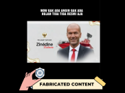 [HOAKS atau FAKTA]: Enggak Ada Angin dan Hujan, Tiba-Tiba Zinedine Zidane Tangani Timnas Indonesia