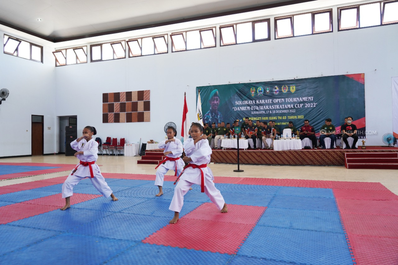848 Karateka Ikuti Karate Open Tournament Piala Danrem Warastratama