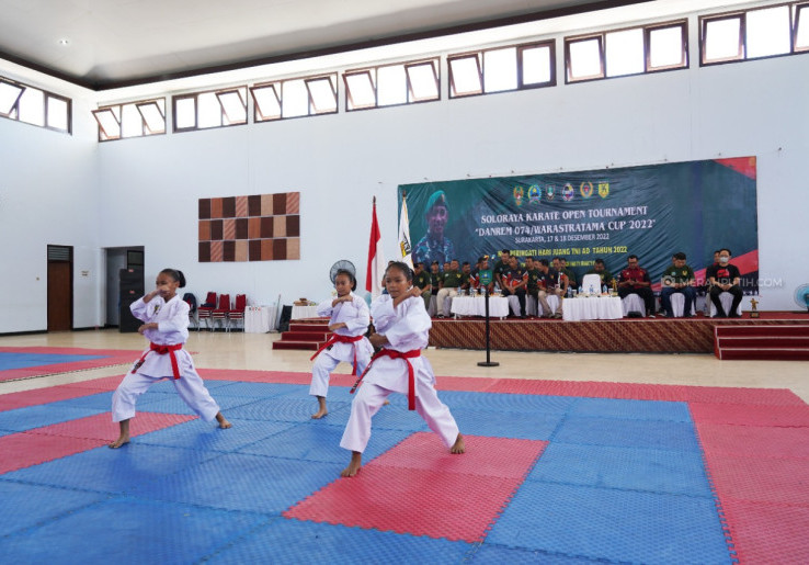 848 Karateka Ikuti Karate Open Tournament Piala Danrem Warastratama