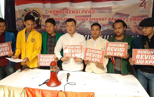Serikat Mahasiswa Sebut KPK Harus Diawasi Agar Tak Kebablasan