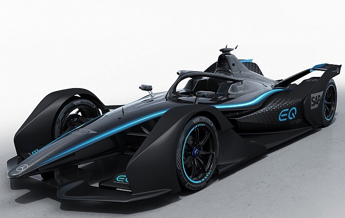 Mirip Batmobile! Inilah Mobil Balap Bertenaga Listrik Pertama dari Mercedes-Benz