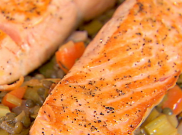 Resep Salmon Panggang Ketumbar: Menu Barat, Dimasak ala Indonesia