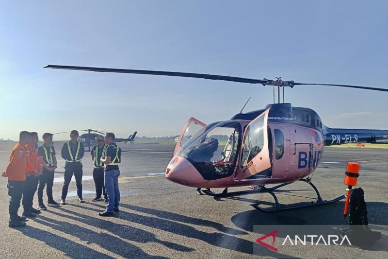 Area Pencarian Helikopter Jatuh di Kalsel Seluar 27 Kilometer Persegi, 140 Aparat Dikerahkan