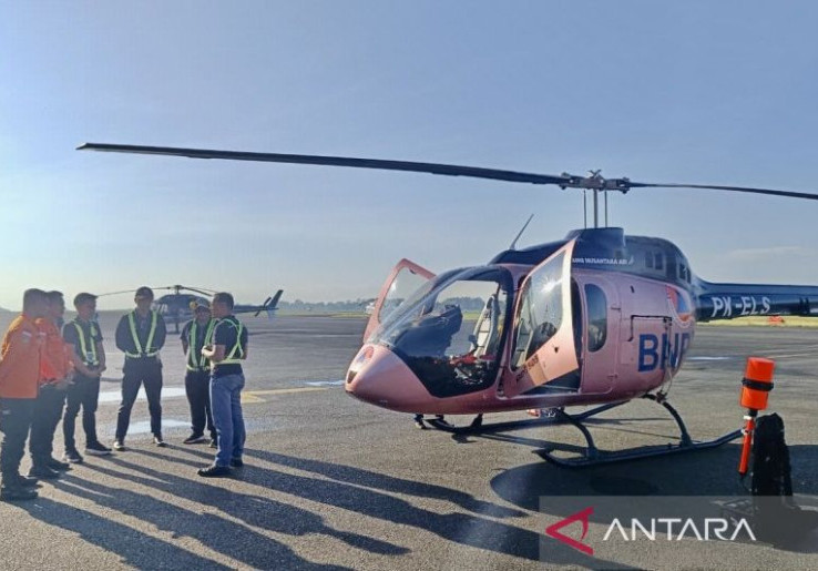 Area Pencarian Helikopter Jatuh di Kalsel Seluar 27 Kilometer Persegi, 140 Aparat Dikerahkan