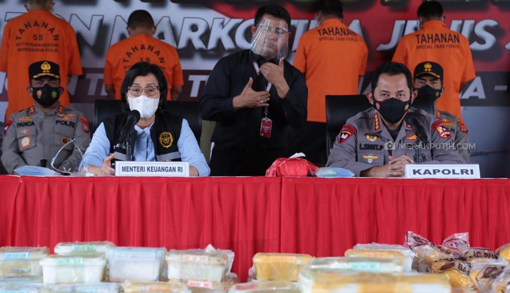 Polri Bongkar Penyelundupan 2,5 Ton Narkotika Jaringan Internasional