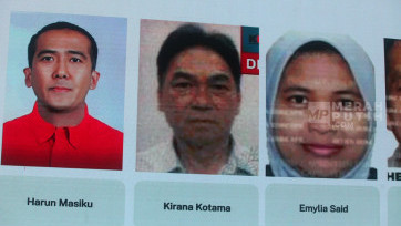 Deretan Buronan Dipajang Dalam Paparan Kinerja KPK Semester I 2025 
