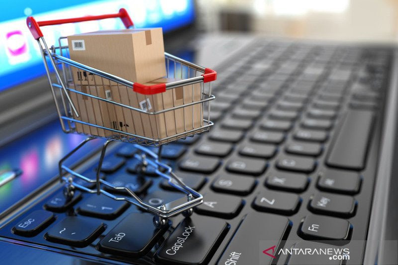 Belanja online. (Foto: Antara)