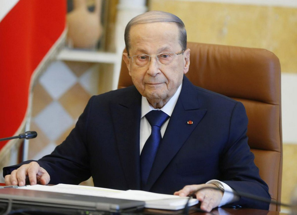 Presiden Lebanon, Michel Aoun. Foto: REUTERS/Mohamed Azakir