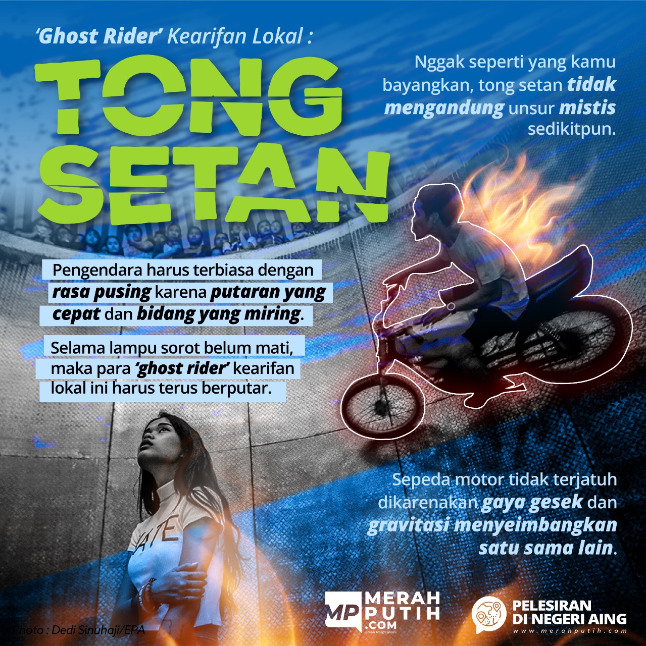 'Ghost Rider' Kearifan Lokal: Tong Setan