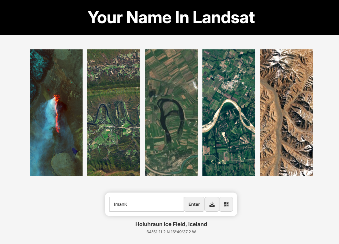 Your Name in Landsat NASA: Begini Cara Buat Nama dari Satelit yang Viral