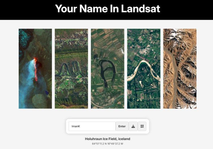 Your Name in Landsat NASA: Begini Cara Buat Nama dari Satelit yang Viral