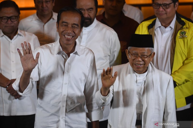 Pasangan Jokowi-Ma'ruf Presiden dan Wapres Terpilih