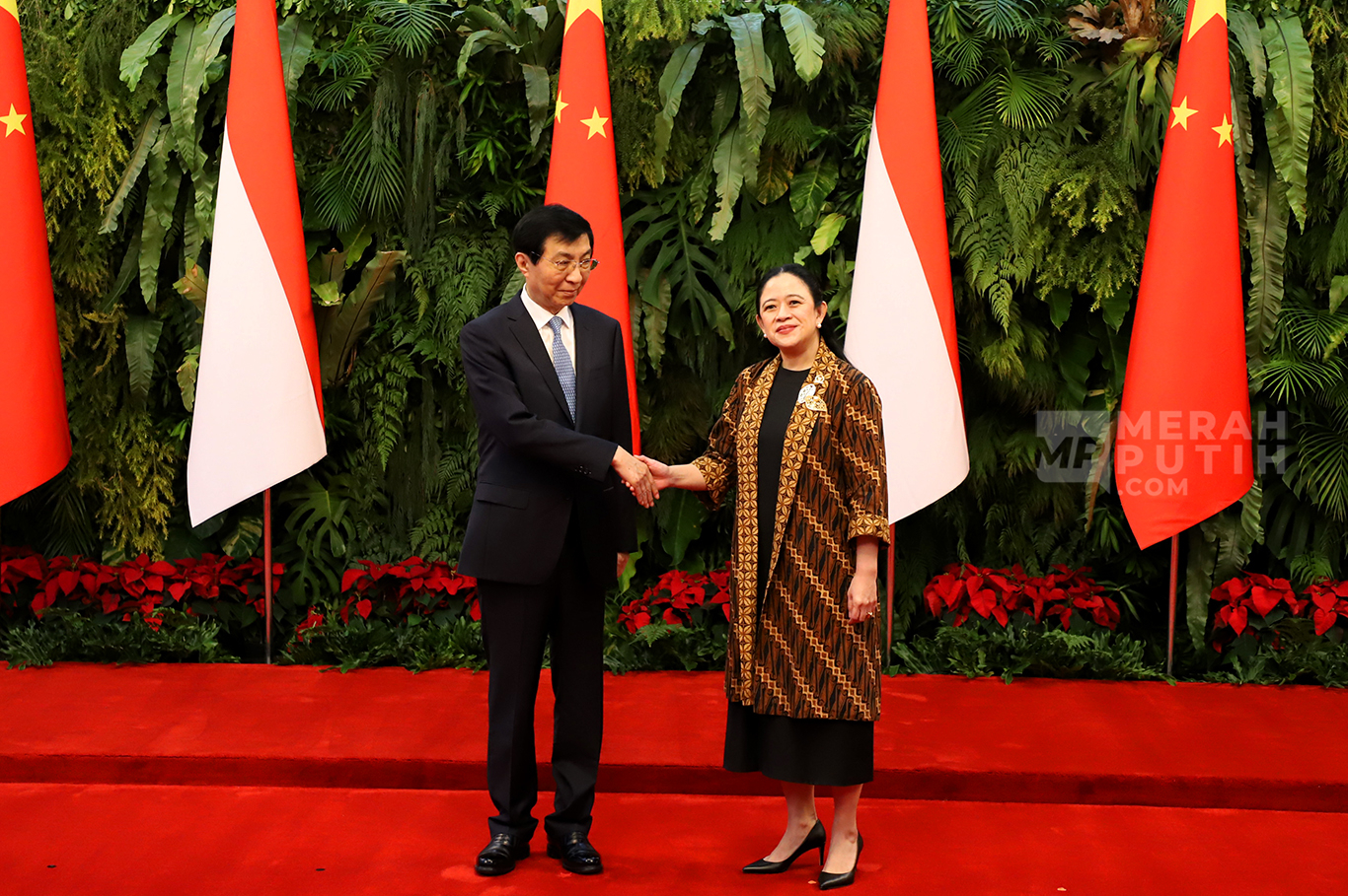 Ketua DPR Puan Maharani Terima Kunjungan Ketua MPPR China Wang Huning di Jakarta