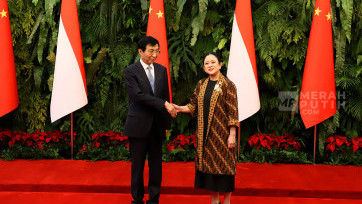 Ketua DPR Puan Maharani Terima Kunjungan Ketua MPPR China Wang Huning di Jakarta