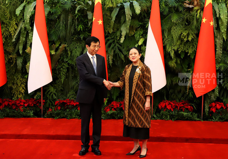 Ketua DPR Puan Maharani Terima Kunjungan Ketua MPPR China Wang Huning di Jakarta