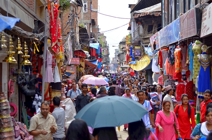 Thamel pusat turis di Nepal. (Foto: Pixabay/travelphotographer)