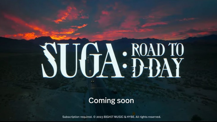 Dokumenter 'SUGA: Road To D-Day' Tayang di Disney+ Hotstar