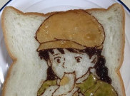 Karya Seni dari Roti Tawar ini Gegerkan Jagat Maya