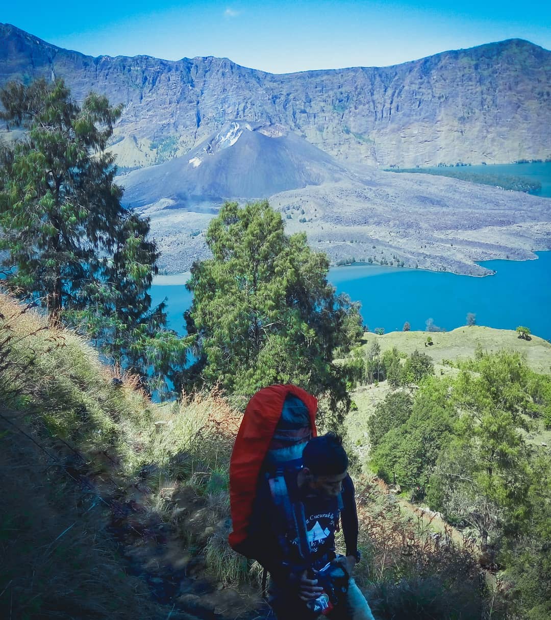 Keindahan alam Gunung Rinjani (Instagram/wandi_ngaprak)