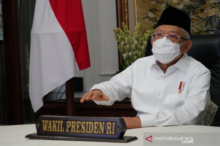 Wakil Presiden Ma&rsquo;ruf Amin. ANTARA/HO-Asdep KIP Setwapres