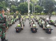 Ratusan Perwira Prajurit Karier dan Siswa Kursus Tenaga Kesehatan Dikerahkan ke Jakarta