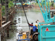 Tanggul Kali Cideng Atas Dipercantik, Proyek Dikebut Sebelum HUT Ke-499 Jakarta