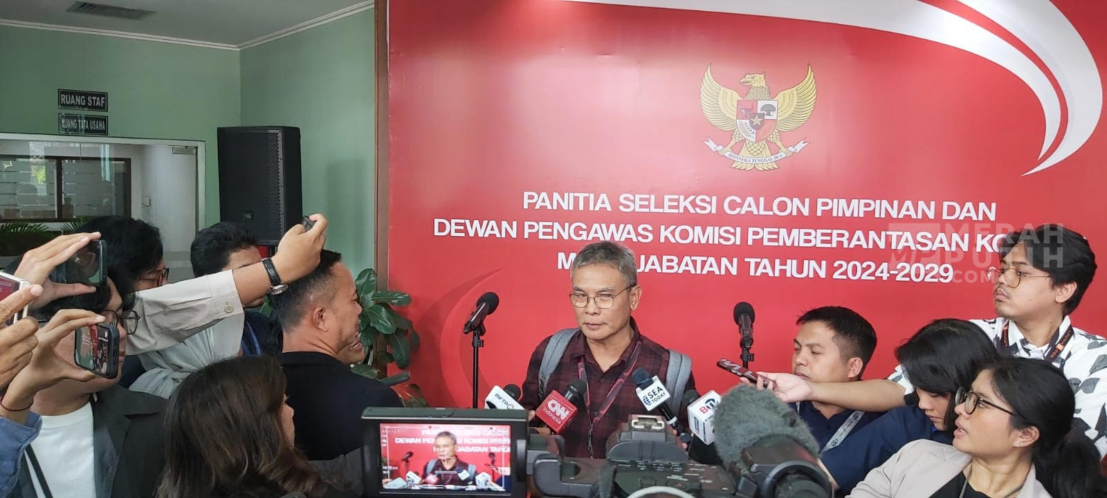Tes Tertulis Capim KPK, Johan Budi Jawab Sesuai Pengalaman