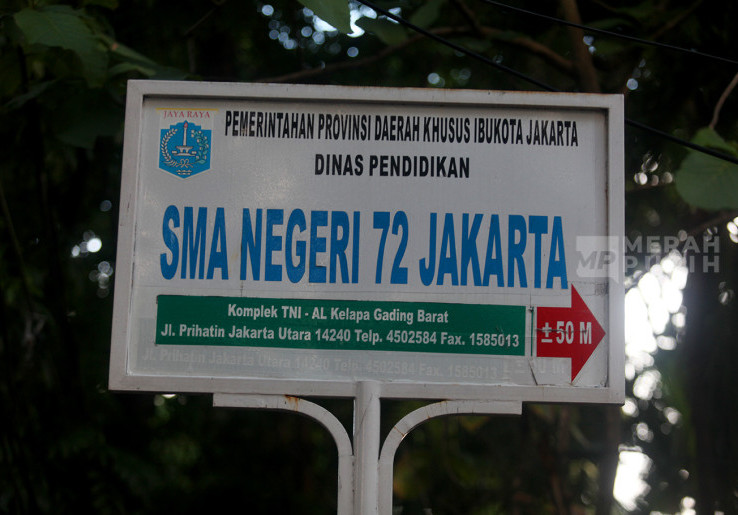 SMAN 72 Kelapa Gading kembali Belajar Tatap Muka setelah Ledakan