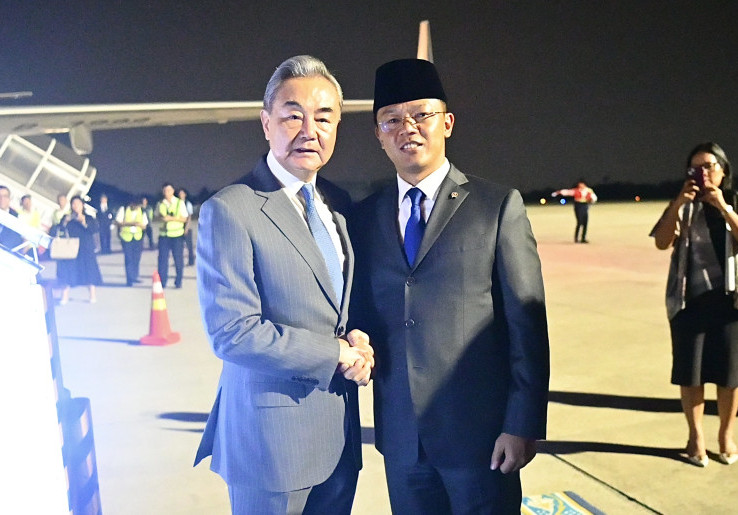 Menlu RRT Wang Yi Tiba di Jakarta, Bahas Penguatan Kerja Bama Bidang Politik