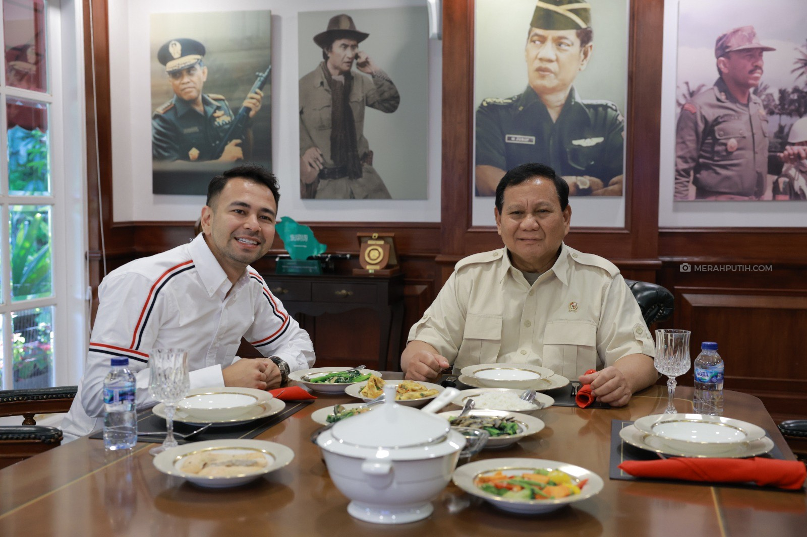 Raffi Ahmad Kunjungi Kemenhan dan Makan Siang Bersama Prabowo