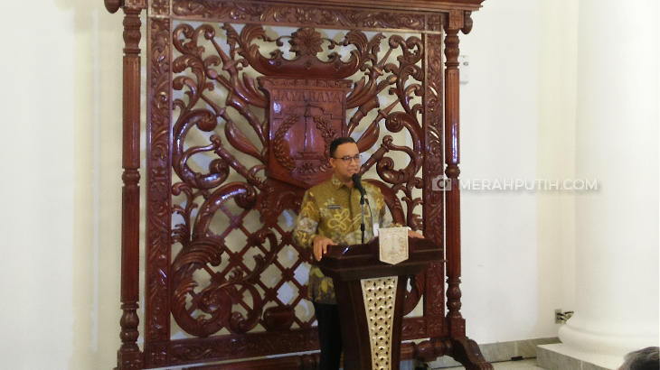 Anies Beber Maksudnya Sediakan Tenda Bagi PKL di Pasar Tanah Abang