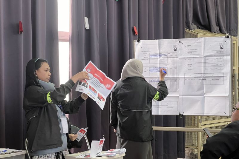 Perolehan Suara Prabowo-Gibran Unggul Sementara di TPS Tokyo