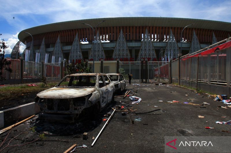 Usai Kerusuhan Persipura Lawan Adyaksa FC, Stadion Lukas Enembe Ditutup Buat Perbaikan