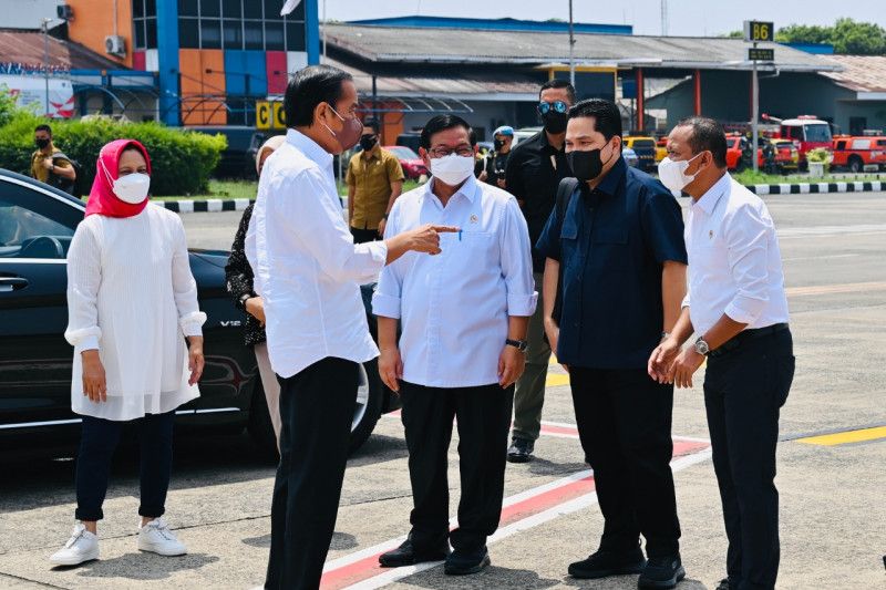 Erick Thohir Bertemu Presiden FIFA di Doha Qatar