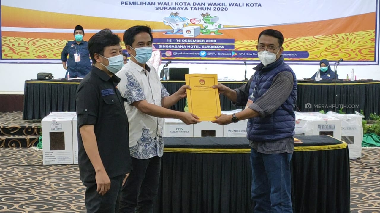 Sah! Eri-Armuji Ditetapkan sebagai Pemenang Pilkada Surabaya 2020