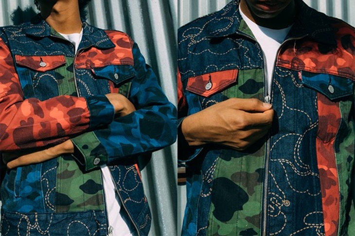 Levi’s x A Bathing Ape, Padukan Amerika Klasik dengan Cita Rasa Jepang
