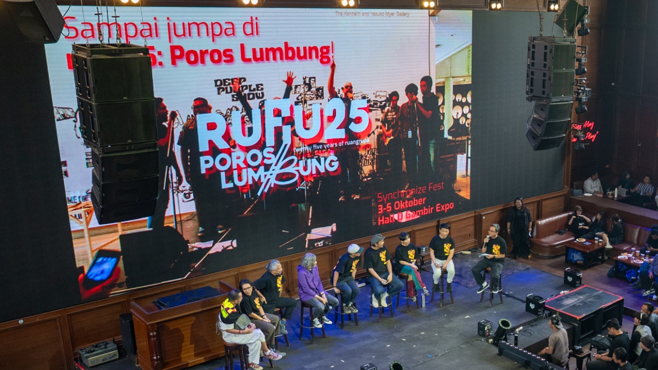 Angkat Tema 'Saling Silang', Synchronize Fest 2025 Bawa Ruang Kolaborasi Seni Rupa