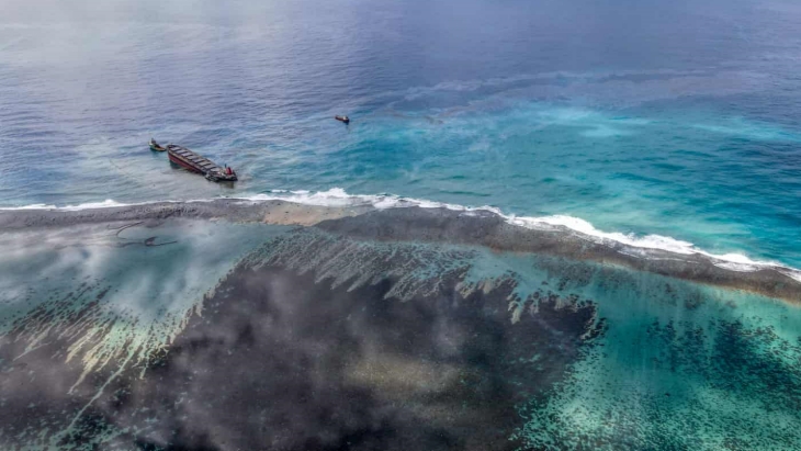 Kebocoran Minyak di Mauritius Merusak Ekosistem Laut