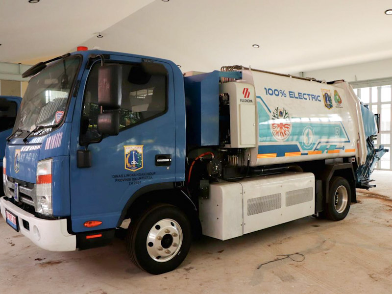 Jakarta Memulai Era Baru Pengelolaan Sampah dengan Truk Listrik