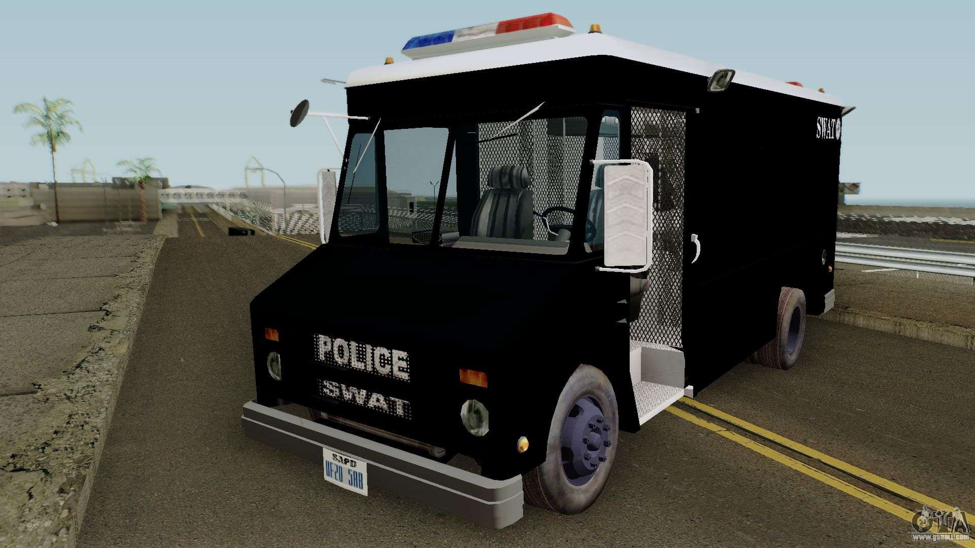 Chevrolet Step Van SWAT di GTA San Andreas. (Foto: GTAall.com) 