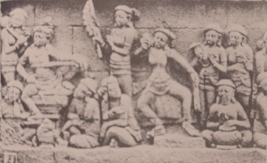 Relief Penari di Candi Borobudur