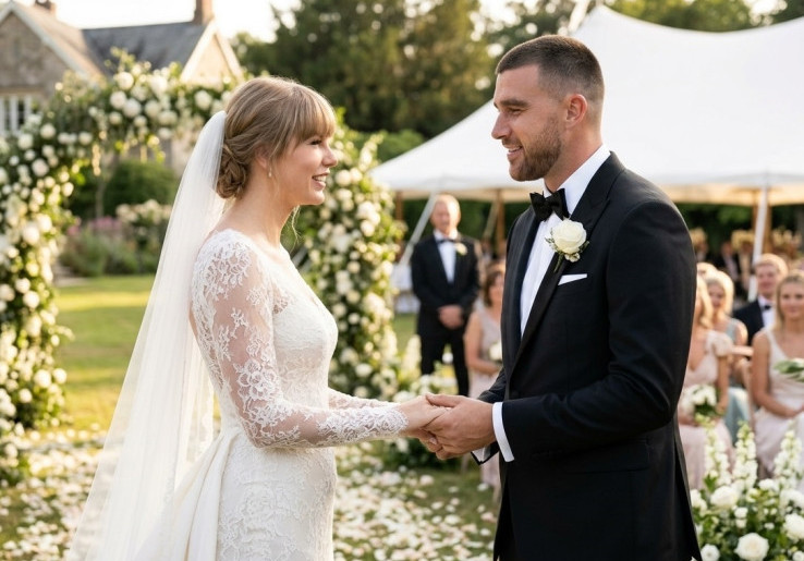 Taylor Swift dan Travis Kelce Resmi Menikah, Gelar Pernikahan Mewah di Madison Square Garden