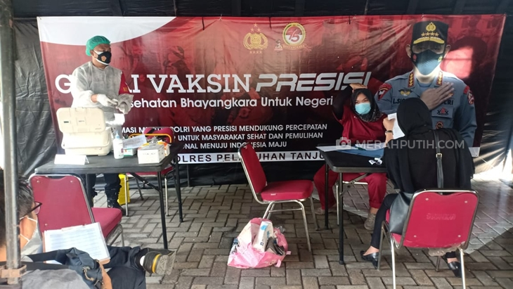  Gerai Vaksin Presisi. (Foto: MP/Kanugrahan)