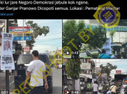 [HOAKS atau FAKTA]: Semua Baliho Ganjar Pranowo di Pematang Siantar Dicopot Aparat