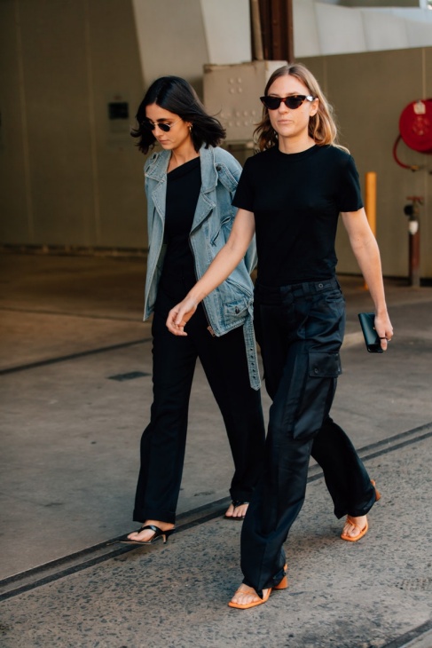 All black + sunnies. (Foto Vogue) 