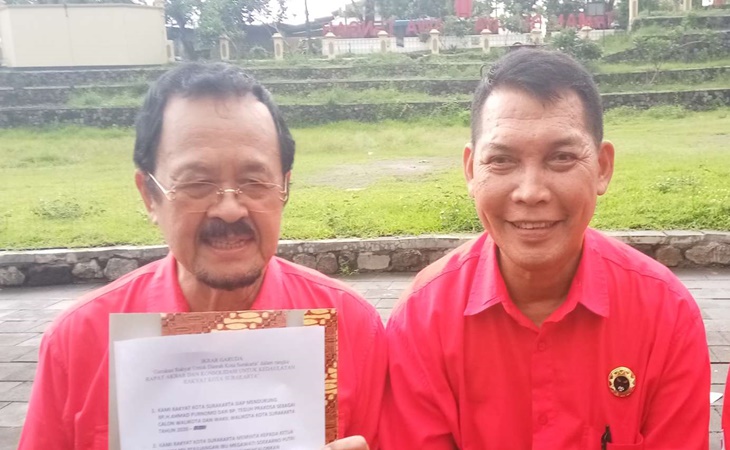Achmad Purnomo-Teguh Prakosa calon yang diajukan DPC PDIP Solo dalam Pilwalkot Solo 2020