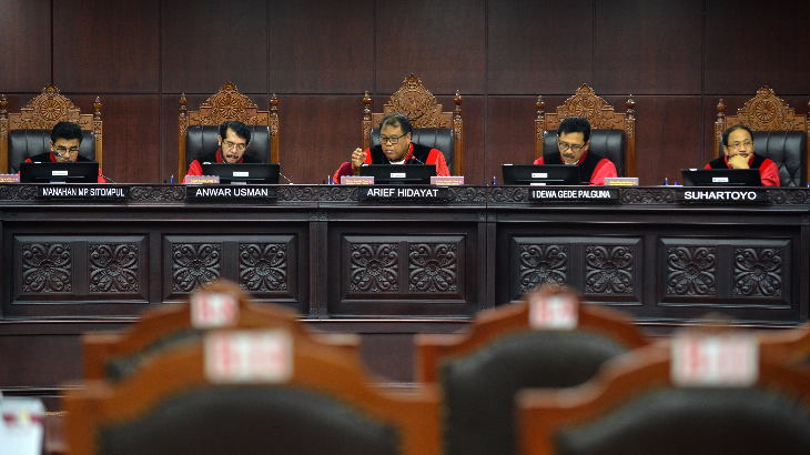 Sidang Etik MK, Arif Hidayat Dapat Teguran