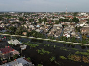 Banjir Rendam Ratusan Rumah di Periuk Tangerang