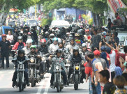 Tunggangi Motor Street Tracker, Presiden Jokowi Keliling Kota Tangerang